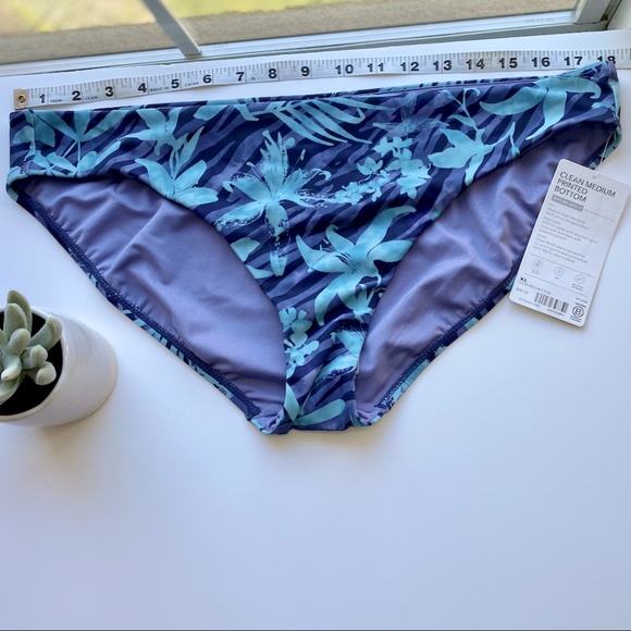 Athleta Clean Printed Bottom Tigerlily Blue - Picture 2 of 6